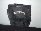 Canvas Logo Briefcase Bag